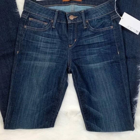 Anthropologie Joe's Jeans Skinny Jeans Dark Wash Denim High mid rise Size 26 - Picture 3 of 15